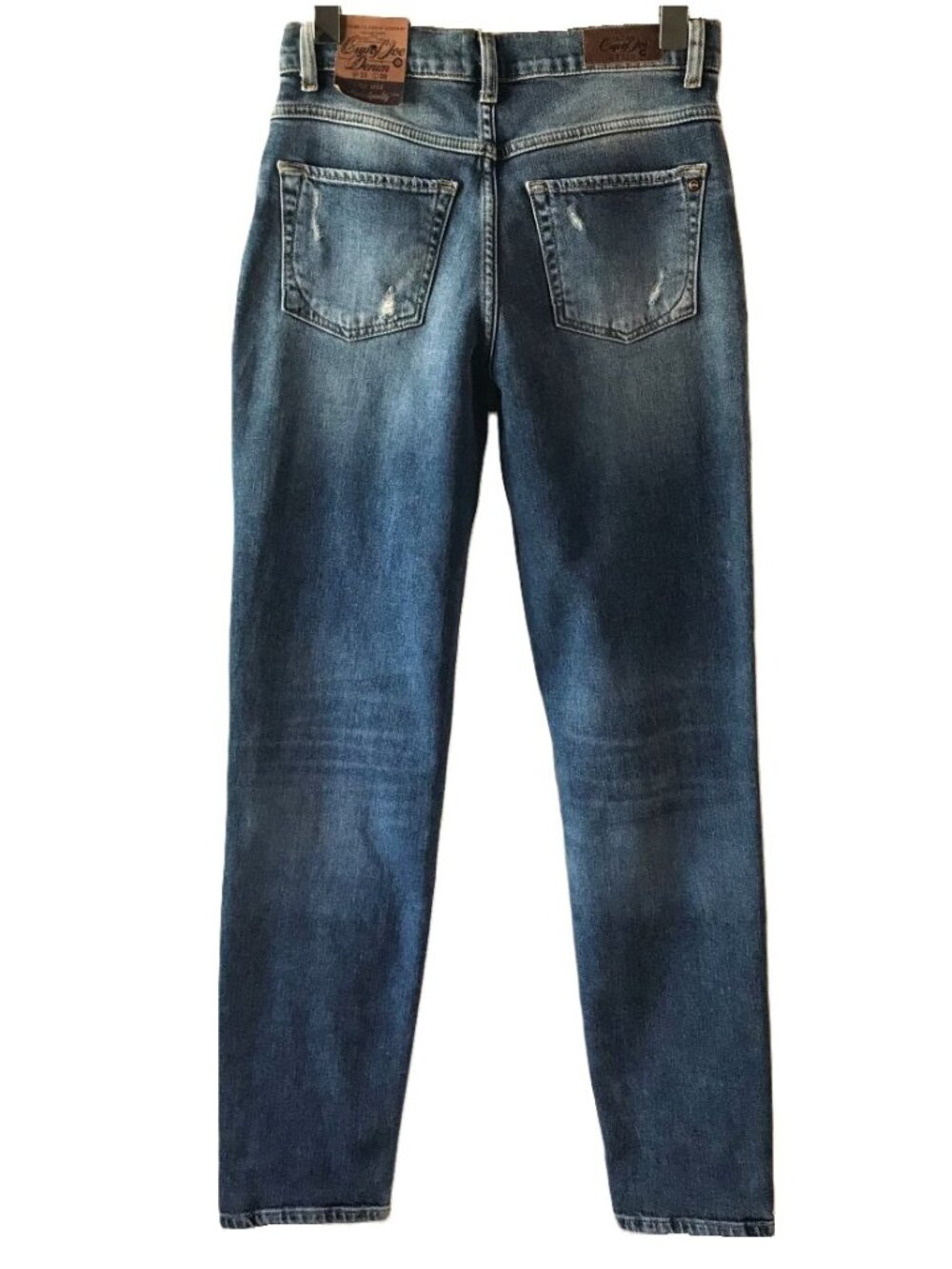 COJ High‑Rise Distressed Mom Jeans • Vintage Wash • NWT Size 25 - Picture 11 of 13